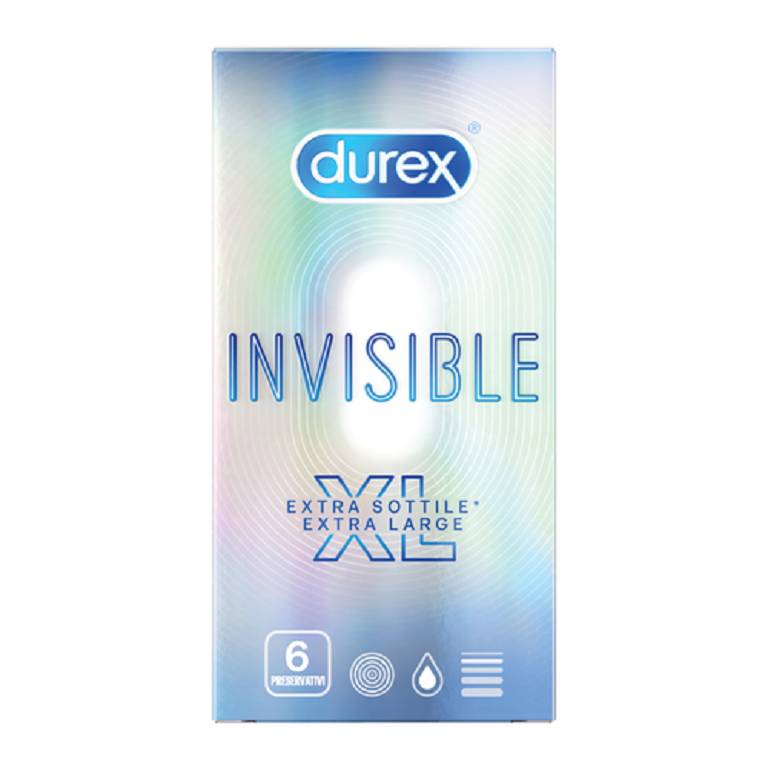 DUREX INVISIBLE XL 6PZ